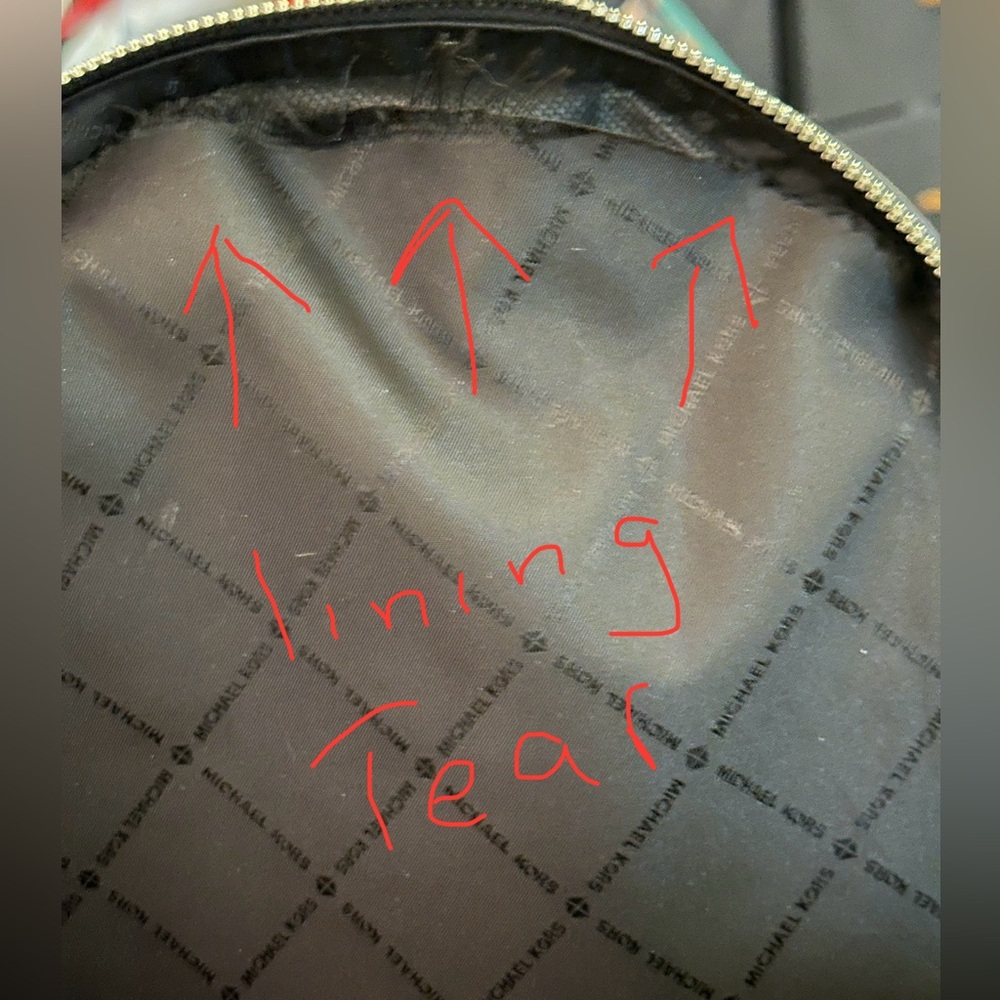Michael Kors Black Backpack - Picture 6 of 8